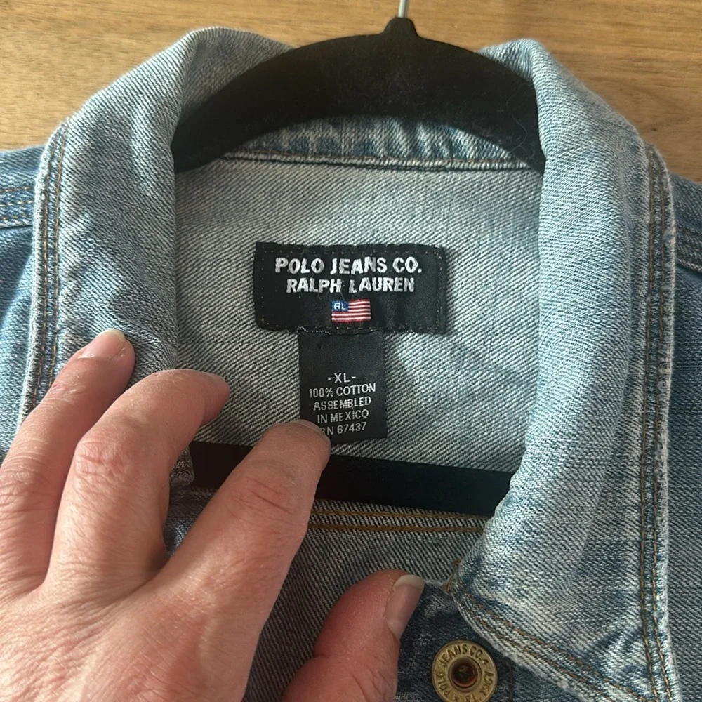 POLO RALPH LAUREN JEAN JACKET - Picture 4 of 6